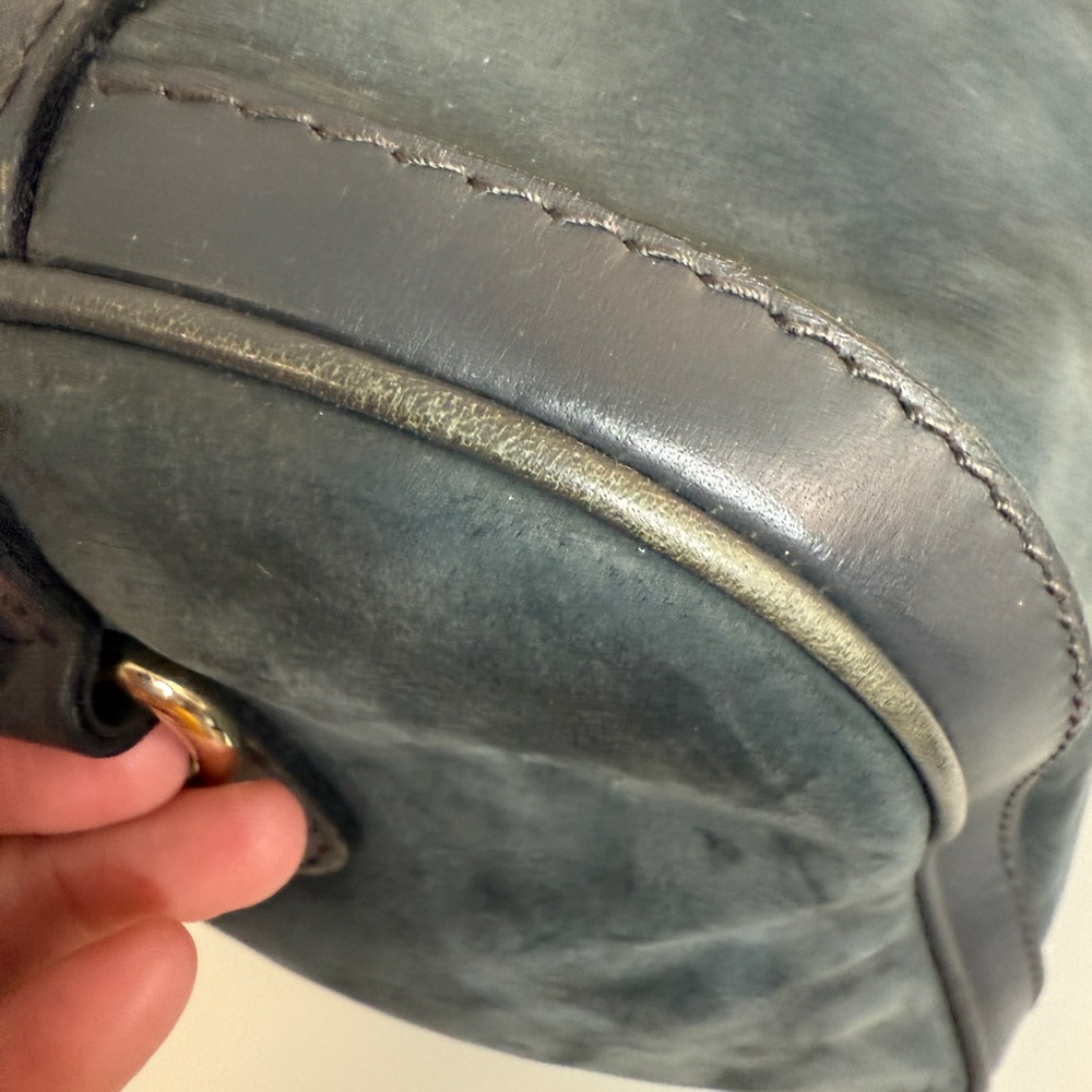 Gucci Metallic Silver and Rich Brown Leather - Picture 10 of 16